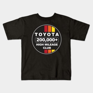 Toyota High Mileage Club 200K Kids T-Shirt